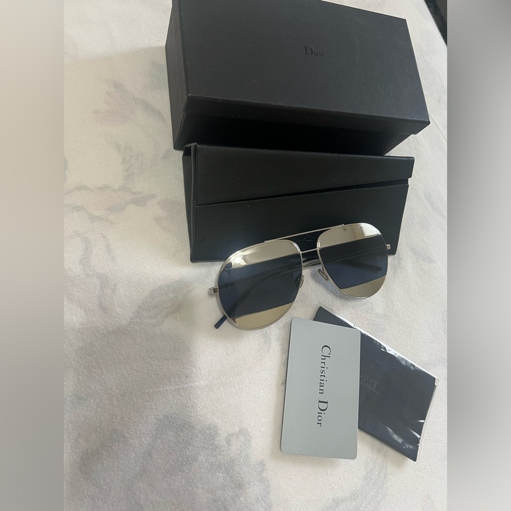 CHRISTIAN DIOR SPLIT SCREEN AVIATORS - Picture 9 of 12